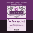 scensty consultant nfc quick tap business card template image